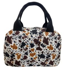 Showman Cow Print Nylon Mini Tote